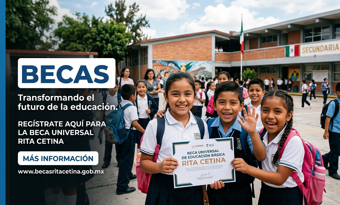 Lee más sobre el artículo Beca Universal de Educación Básica “Rita Cetina”
